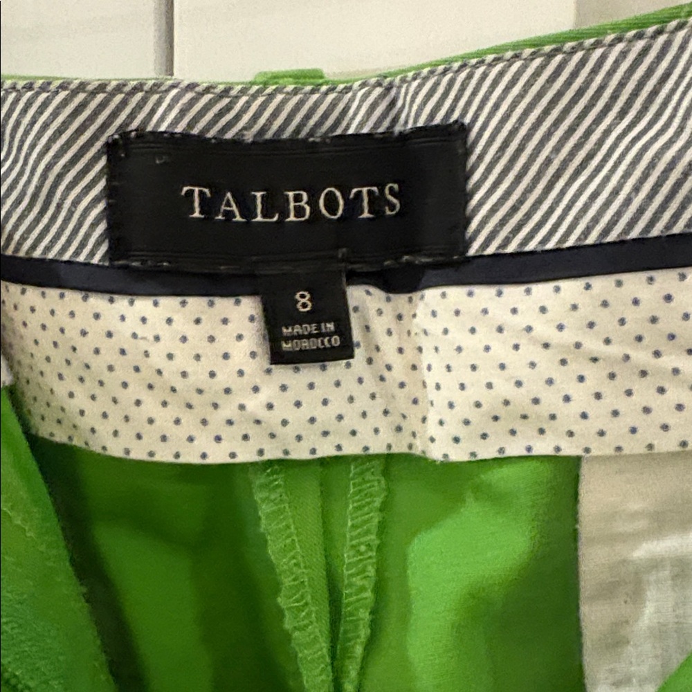 Talbots Green Capris - Picture 2 of 5